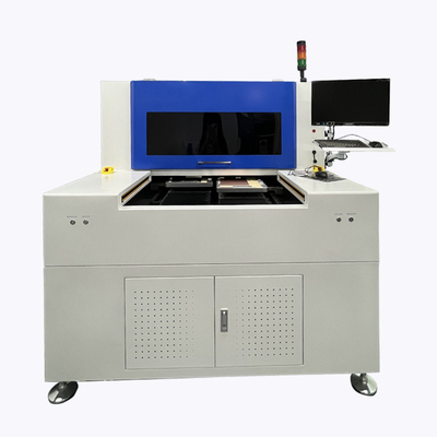 دستگاه برش لیزری دوجداره میز CO2 صفحه فلزی غیر فلزی FPC تقسیم