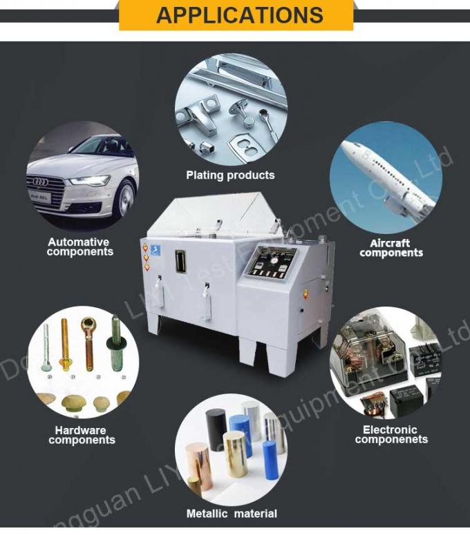 اتاق آزمایش اسپری نمک خوردگی فلزی رنگ 60L / 90L / 120L 1