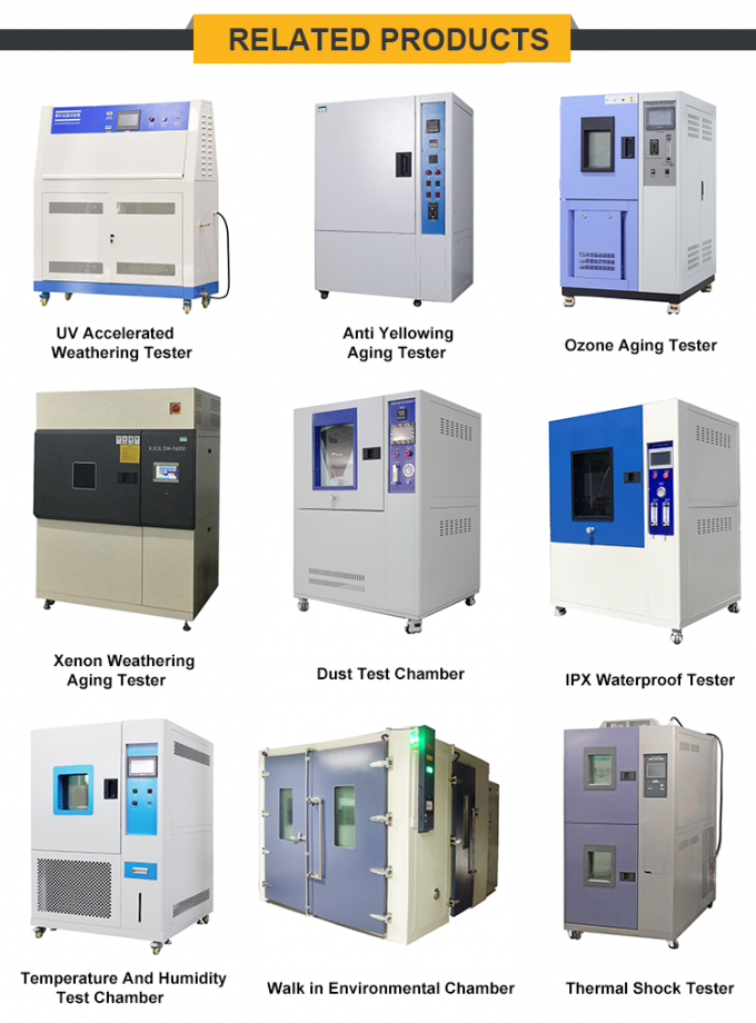 محصولات فوری UV تجهیزات تست هوای فشرده با لامپ های ماوراء بنفش 5