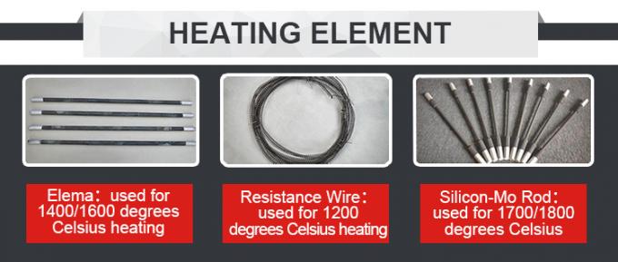 Liyi 1200c Muffle درمان گرما کوچک کوره الکتریکی رنگ آبی یا سیاه 0