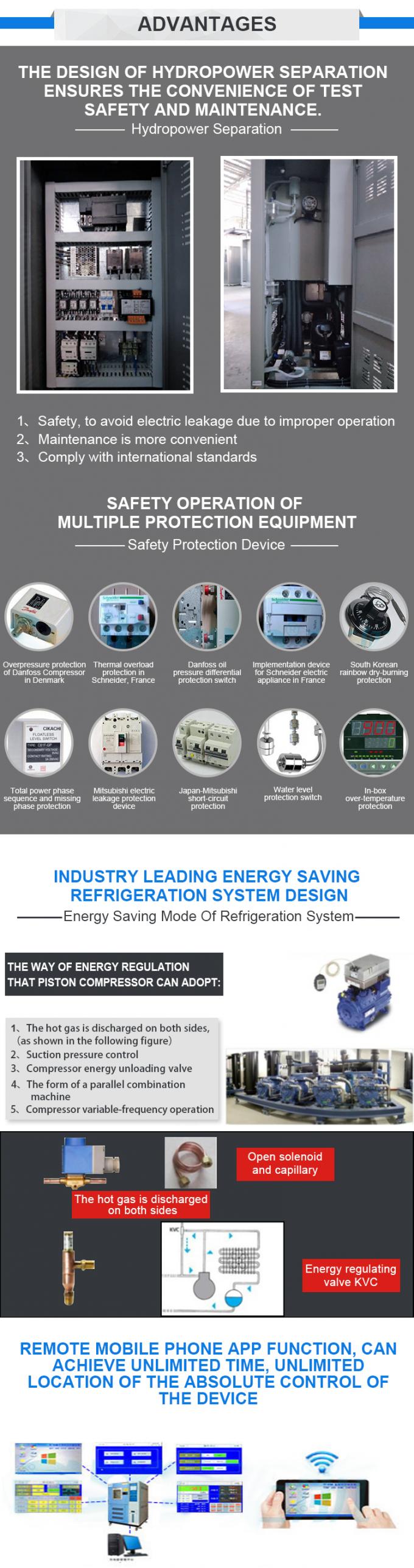 دستگاه تست چرخه حرارتی شوک با دمای پایین قابل برنامه ریزی LIYI 1