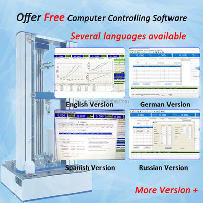 دستگاه تست کشش جهانی 2000 نیوتن با کورس 850 میلی‌متر